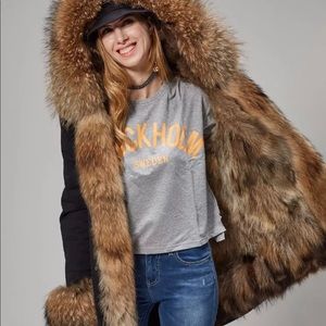 Parka with Real Fur
